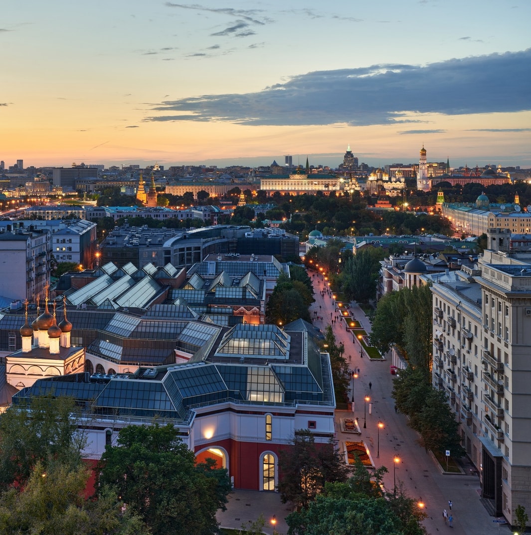 view of moscow