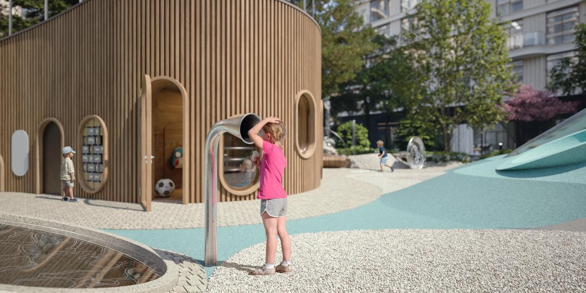 Developmental environment for children in Lavrushinsky House - children's playground photo #5