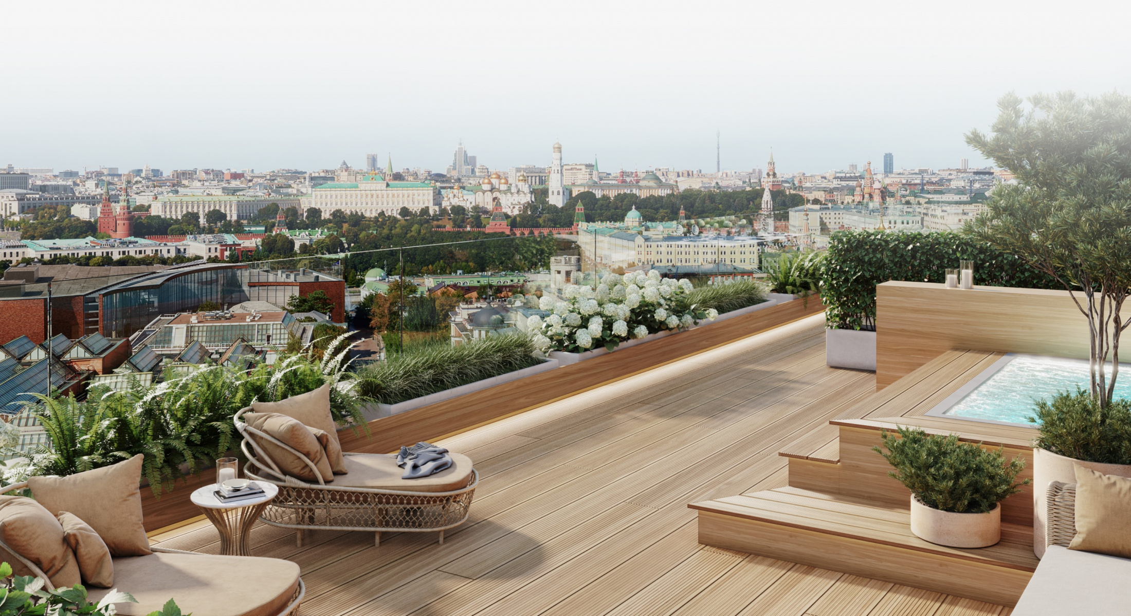 Luxury flats, villas and penthouses in "Lavrushinsky" - penthouse with terrace photo #1